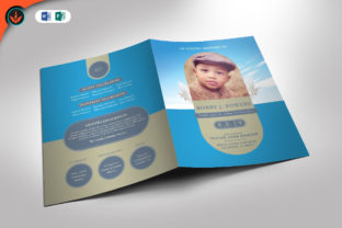Baby Blue Funeral Program Template: A Gentle Tribute