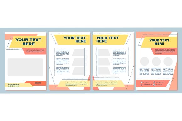 Blank Minimalistic Brochure Template: Your Foundation for Impactful Design