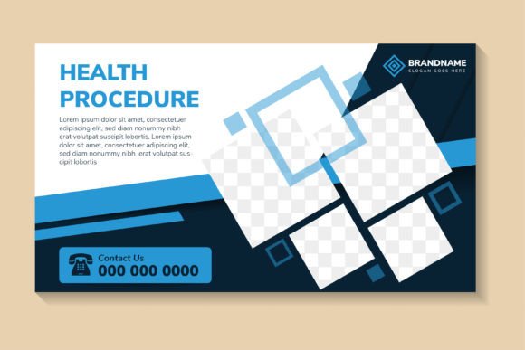 Crafting a Professional Health Procedure Horizontal Banner