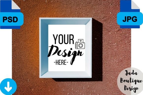 Elevate Your Designs with a Minimalist Frame Mockup Template