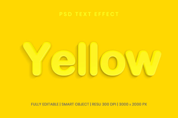 Make Your Text Pop: The Editable Yellow 3D Text Effect