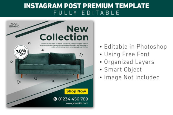 Social Media Post Best Furniture Templates for Stunning Feeds