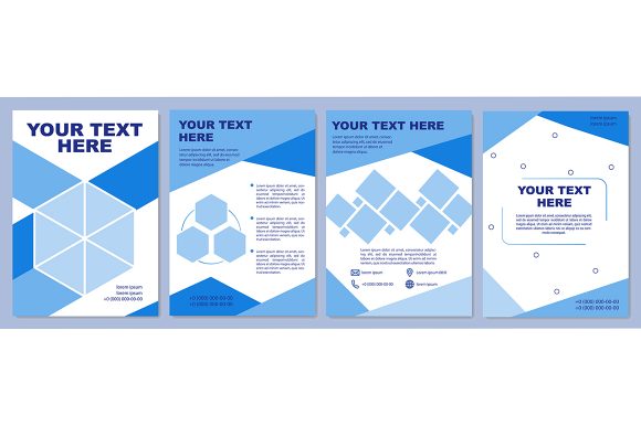 The Blue Corporate Brochure Template: A Designer's Go-To for Polished, Professional Layouts
