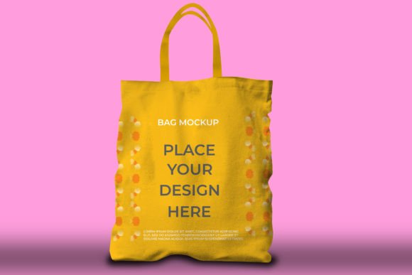 Tote Bag Mockup PSD Template Design for Realistic Brand Previews