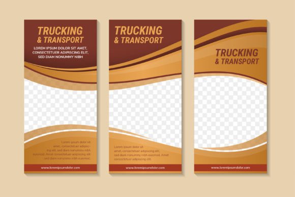 Trucking and Transport Vertical Banner: A Designer's Guide