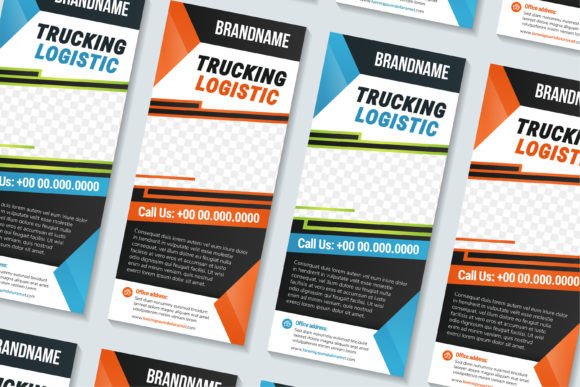 Trucking Logistic Vertical Banner: A Designer's Blueprint