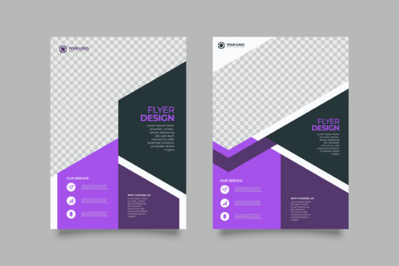 Webinar Flyer Template with Shapes: A Dynamic Design Solution